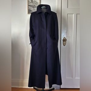 Vintage Women’s Schneiders Salzburg of Austria 3/4 Navy Wool Hunters Sleeve Coat